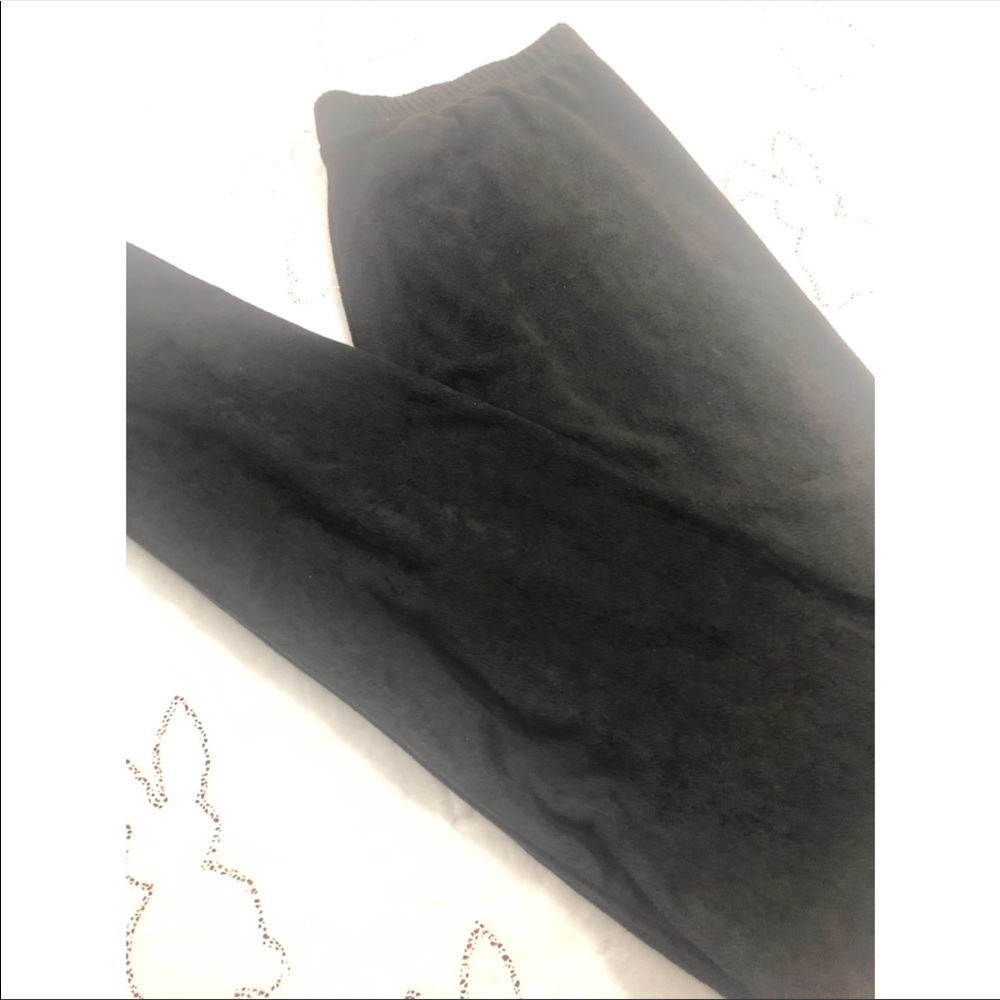 Black Suede Leggings by Kristen Nicole Size M - Picture 4 of 6
